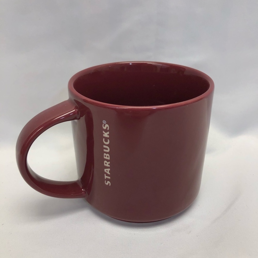 Starbucks 2013 maroon coffee mug 14‎ oz